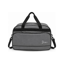 Louisiana Polo El Valizi Spor Seyahat Çantası Büyük Boy 55cm Gri 1150