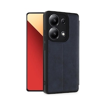 Xiaomi Redmi Note 13 4g Kılıf Flip Cover - Lacivert -