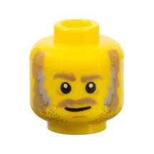 Minifigür Parçaları: Kafa: 3626pb1911