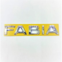 Skoda Uyumlu Fabia Bagaj Yazısı Yeni Model 130mm-22mm