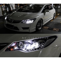 Honda Civic Fd6 2007-2008 Ledli Ön Far