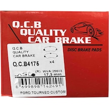 Q.C.B Beşer 4175 Arka Fren Balatası Tourneo Custom-Transit Custom