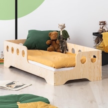 Markaawm Roofless Ahşap Çocuk Karyola Montessori Yatak Bebek Beşiği