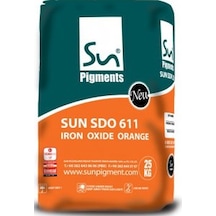 Demir Oksit Sun Sdo 611 Turuncu  (25 Kg Paket)