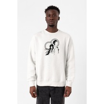 Steins Gate Okabe And Kurisu Beyaz Erkek 2ip Sweatshirt 001