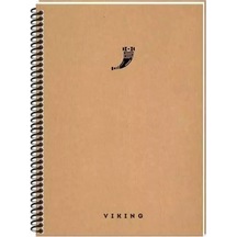 Keskin Color Spiralli Sert Kapak Kareli La Plume Viking 17x24 100 Yp