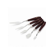 Metal Pasta Sıvama Spatula Seti 5 Parça Diğer