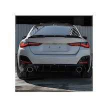 Bmw 4 Serisi Gran Coupe G26 Arka Difüzör & Flap Seti M Sport Uyumlu Agresif Tasarım
