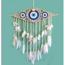 Rüya Kapanı Düş Kapanı Dream Catcher Göz Tasarımı Çok Renkli