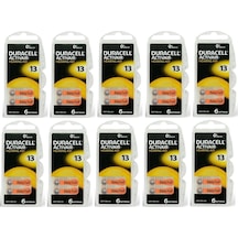 Duracell Activair 13 Numara PR48 İşitme Cihazı Pili 6'lı 10 Paket
