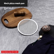 Reedark 9 İnç 22.9 Cm Kalın Alüminyum Pizzalık - Ticari Kullanıma Uygun, Kaymaz Yüzeyli, Isı Dağıtımı İyi Fırın Aleti