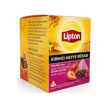 Lipton Kırmızı Meyve Rüyası Çilek Aromalı Piramit Poşet Çay 4 x 15'li