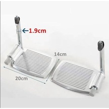 Tekerlekli Sandalye Ayaklık Pedalı Metal 2 Adet