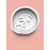Emoji Surat İfadesi Kurabiye Kalıbı Ve Şeker Hamuru Kalıbı 0017-11