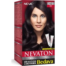 Nevaton Kalıcı Krem Saç Boya sı 4.0 Kahve