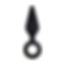 Zaga Oyun 8.7 CM Halkalı Silikon Anal Tıkaç Plug