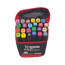 Mikro Zw-8001-24 Art Çift Tarafli Marker Çantalı Zw8001-24s Çok Renkli