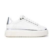 Tamer Tanca Kadın Suni Deri Beyaz/gümüş Sneakers & Spor Ayakkabı 1009 2734 Bn Ayk Y26 Beyaz/sılver Beyaz - Gümüş