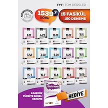 2027 Tyt Tüm Dersler Branş Denemeleri Video Çözümlü 15 Kitapçık 150 Deneme