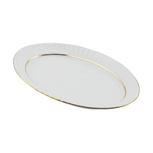 Güral Porselen Mat Yaldızlı Kayık Tabak 24X16 Cm SF25KY23 Güral Porselen Mat Yaldızlı Kayık Tabak 24X16 Cm SF25KY23