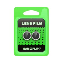 Newface - 104 - Samsung Galaxy Uyumlu Z Flip 7 Raze Metal Kamera Lens - Kmrsfres - - Gümüş