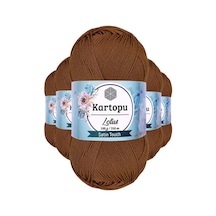 5 Adet Lotus Bikini Büstiyer Bluz Örgü İpi  K840 Koyu Hardal