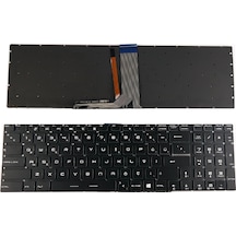 MSI Uyumlu WT72 6QK-826TR Klavye Tuş Takımı Işıklı TR Q Siyah Dizüstü Kl