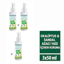 Defans Natura Bitkisel İçerikli Koruyucu Vücut Spreyi 3'lü