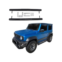 Ranger Tek Kapı 4x2 2012-2015 Uyumlu Krom 70lik Yan Basamak Tubular C Modeli Siyah