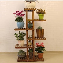 Antinkuntinci Ahşap Çiçeklik Kitaplık Saksılık Balkon Bahçe Standı (443026478)