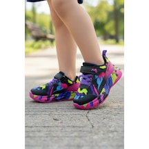 Marco Kids 332 Kız Çocuk Rahat Sneaker Siyah