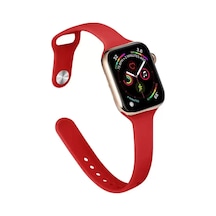 Newface Apple Watch Uyumlu 38mm Klasik Kordon - Kırmızı
