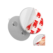 Mıknatıslı 50mm Çap Duman Dedektörü Montaj Aparatı, Mıknatıslı Yapışkan Pedler, Hızlı Ve Güvenl