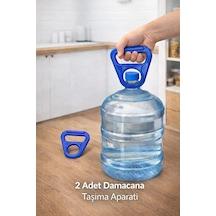 2 Adet Plastik Damacana Taşıma Aparatı Damacana Taşıyıcı, Damacana Tutacağı,sert,sağlam Tutacak Mavi