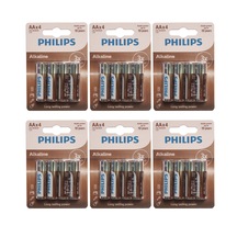 Phlips Alkaline AA Pil 6 Paket 24 Adet