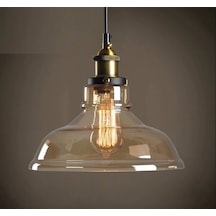 Riolight Retro,Rustik,Vitage Tekli Cam Sarkit Avize Çap:28Cm 1887