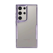 Samsung Galaxy Uyumlu S25 Ultra Kılıf Boyi Silikon Kapak - Derin Mor Bz8683140830878