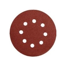 125 Mm Cırtlı Disk Zımpara 8 Delikli Nk Aluminyum Oksit 220 Kum 10 Adet