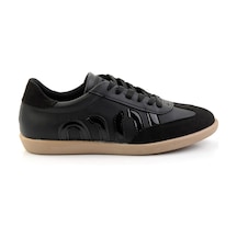 Siyah Siyah Rugan Kadın Sneaker K01179888809 Siyah