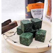 Perlotus Mermer Mat Görünümlü Eskitme Viski Taşı 4 Adet