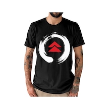 Noıssey Kırmızı Etiket Galashop Ghost Of Tsushima Enso Circle Unisex T-shirt 17851 Siyah