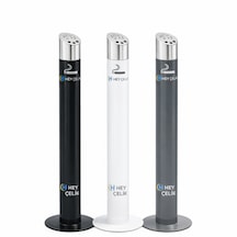 Kule Küllük K-34 Dış Mekan Metal Sigara İzmaritliği Hey Çelik