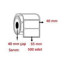 40x55 ECO TERMAL ETİKET( 500lü )