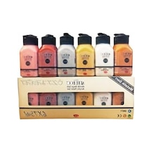 Akrilik Metalik Boya Seti, 6x75 Ml, Sanatçılar İçin Uygun Kalite 0,15 L