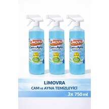 Cam & Parlak Yüzey 750ml - Bitkisel 3'lü