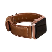 Apple Watch Uyumlu Deri Kordon 42-44-45mm Nm4-as2 Taba Diğer