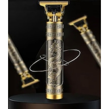 Metal Gövdeli Tıraş Makinesi T-bıçaklı Saç, Sakal Ve Ense Kesme Makinesi, Şarjlı Profesyonel Trimmer, Lazer Çizim Ve Epilasyon Öncesi Bakım İçin Tıraş Makinesi Diğer