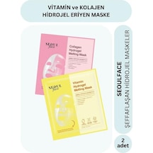 Dermal Vitamin Ve Kolajen Özlü Hydrojel Şeffaflaşan Eriyen Maske 34g 2 Adet