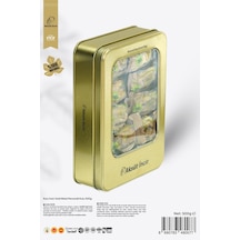 500g Kuru Incir Gold Metal Pencereli Kutu 500 G
