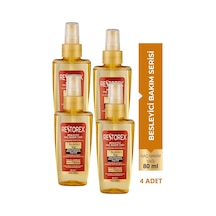 Besleyici Bakım Yağı 4x80 Ml - 7 Besleyici Yağ Göz Alıcı Parlaklık İpeksi Yumuşaklık